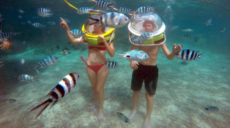 Under Sea Walk In Mauritius