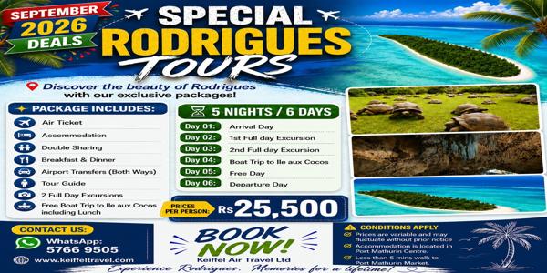 Special Rodrigues Tours